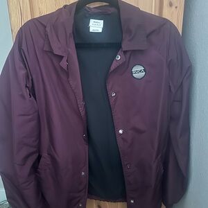 RVCA Women’s Deep Burgundy Windbreaker
